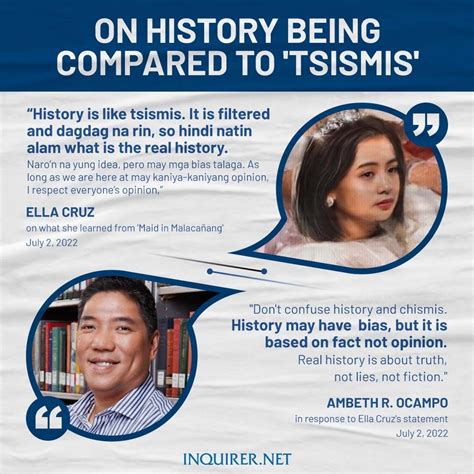 Not 'chismis': How historians define history after Ella Cruz likened .